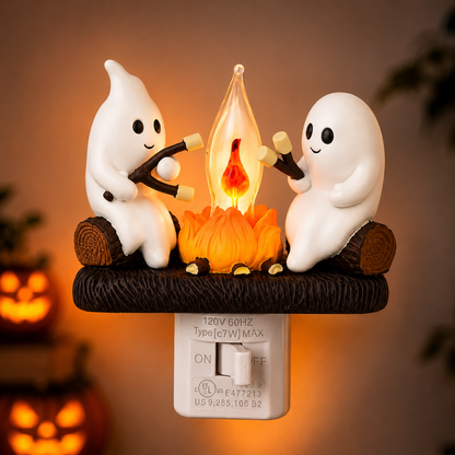 Ghost Campfire™ – Cozy Halloween Night Light