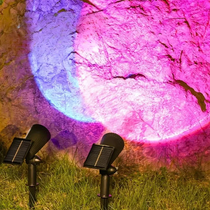LumiDuo™ – 2-Pack Solar Landscape Spotlights