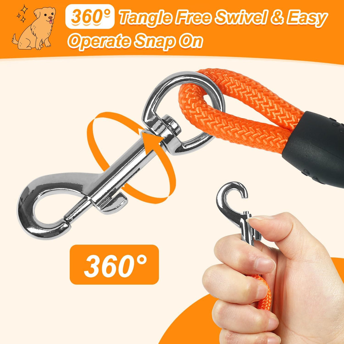 PawGrip™ – Heavy-Duty Comfort Dog Leash
