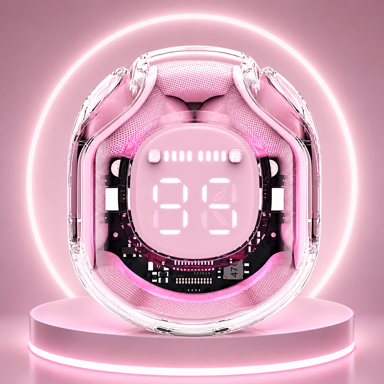 CyberPods™ Transparent LED Earbuds