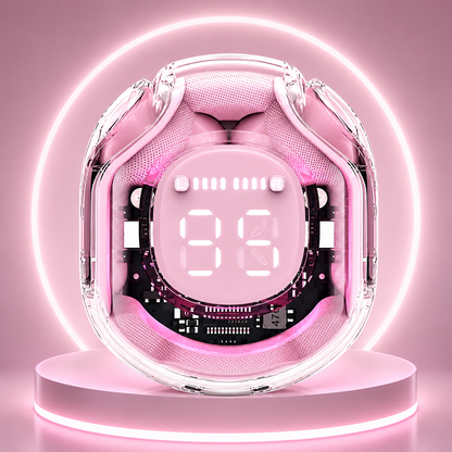 CyberPods™ Transparent LED Earbuds