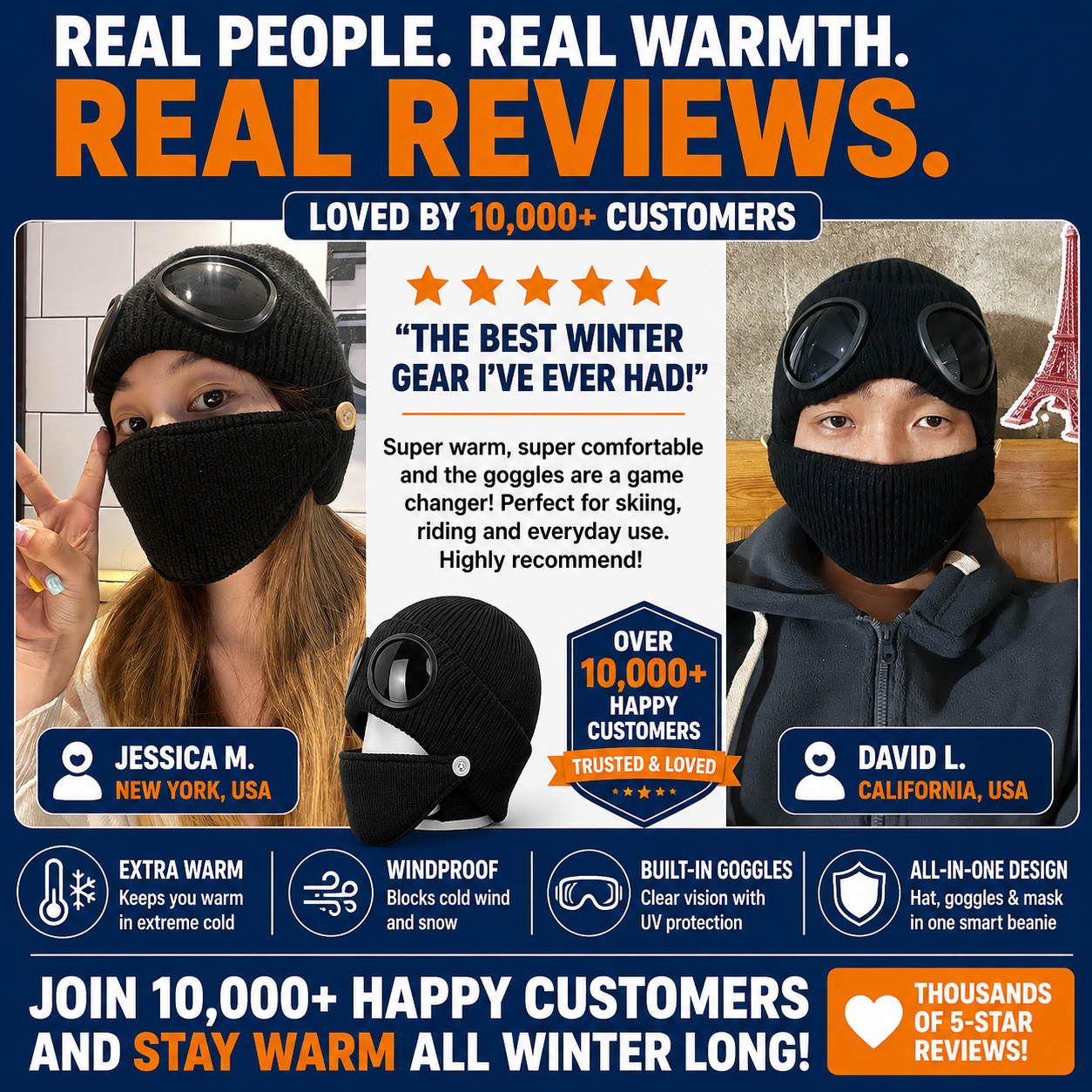 ArcticShield™ Goggles Beanie