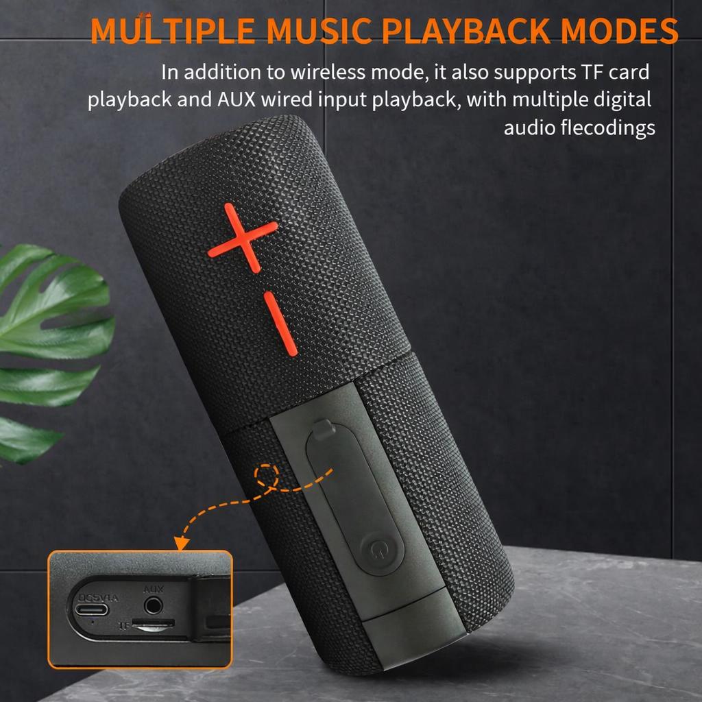 Magnetic Split Bluetooth Speaker with Deep Bass