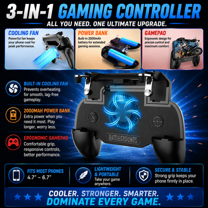 FrostGrip™ 3-in-1 Gaming Controller