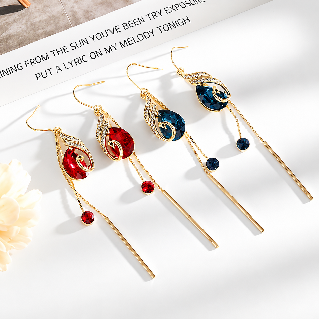 PeacockAura™ Earrings (1 Pair)