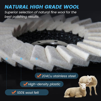 Luvianpros™ Wool Felt Polishing Disc