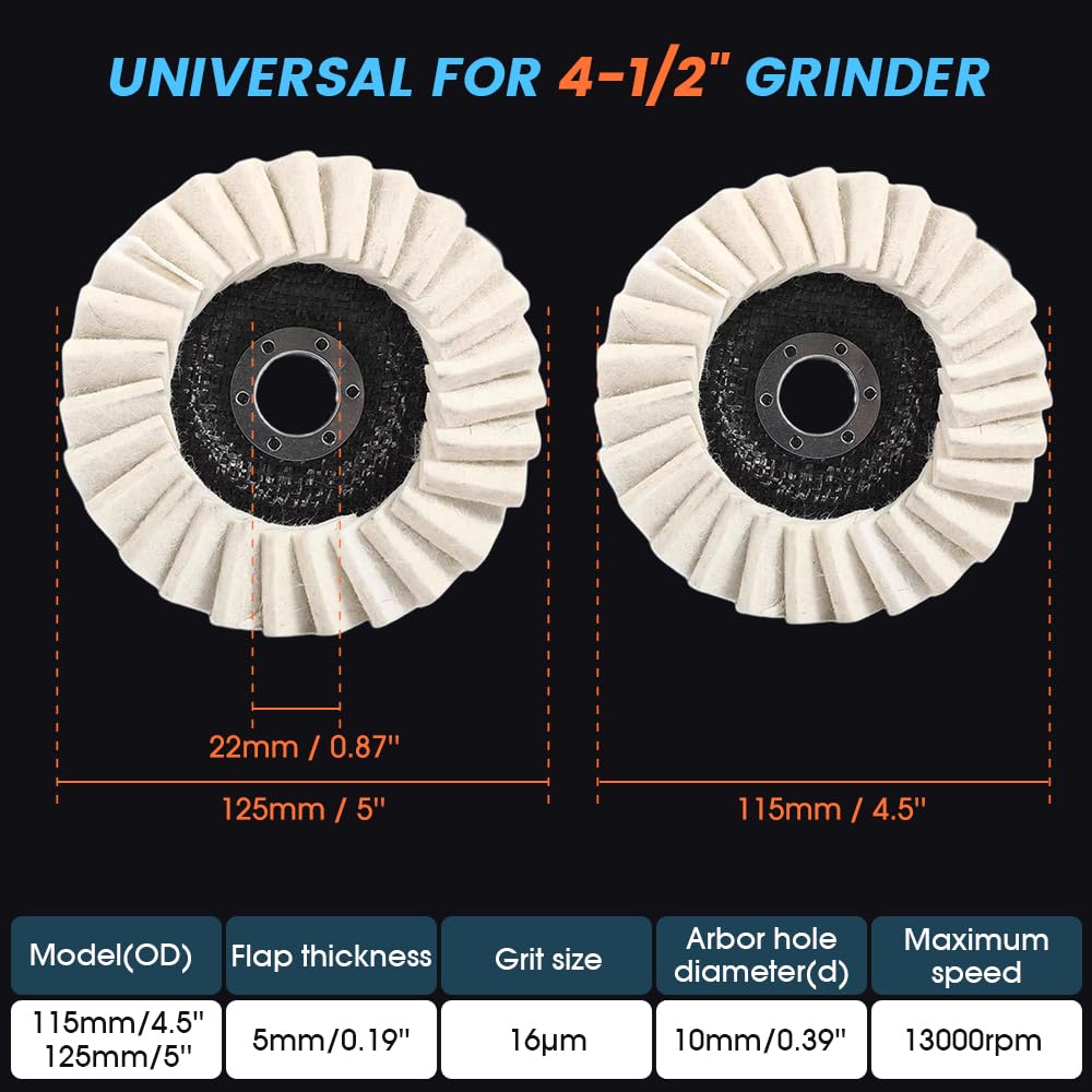 Luvianpros™ Wool Felt Polishing Disc