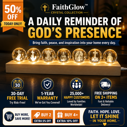 FaithGlow™ Crystal Collection – A Daily Reminder of God's Presence