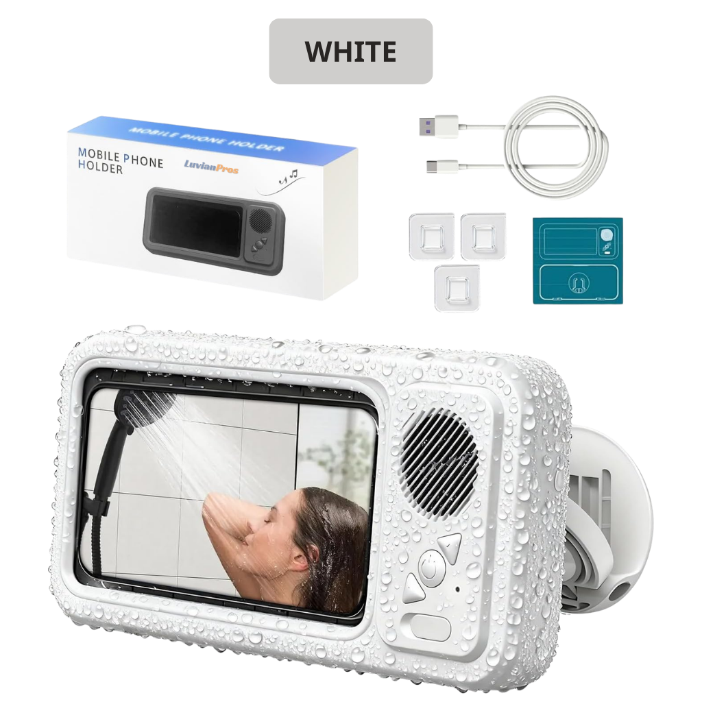 Luvianpros AquaShield Shower Phone Holder