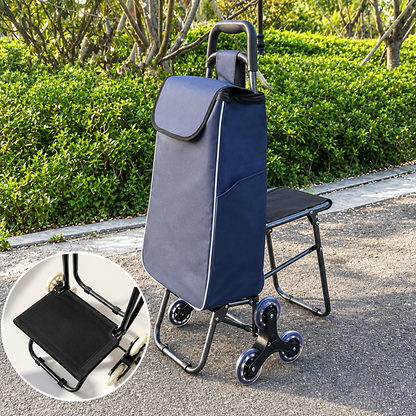 Restora™ – 3-in-1 Shopping Cart & Rest Seat