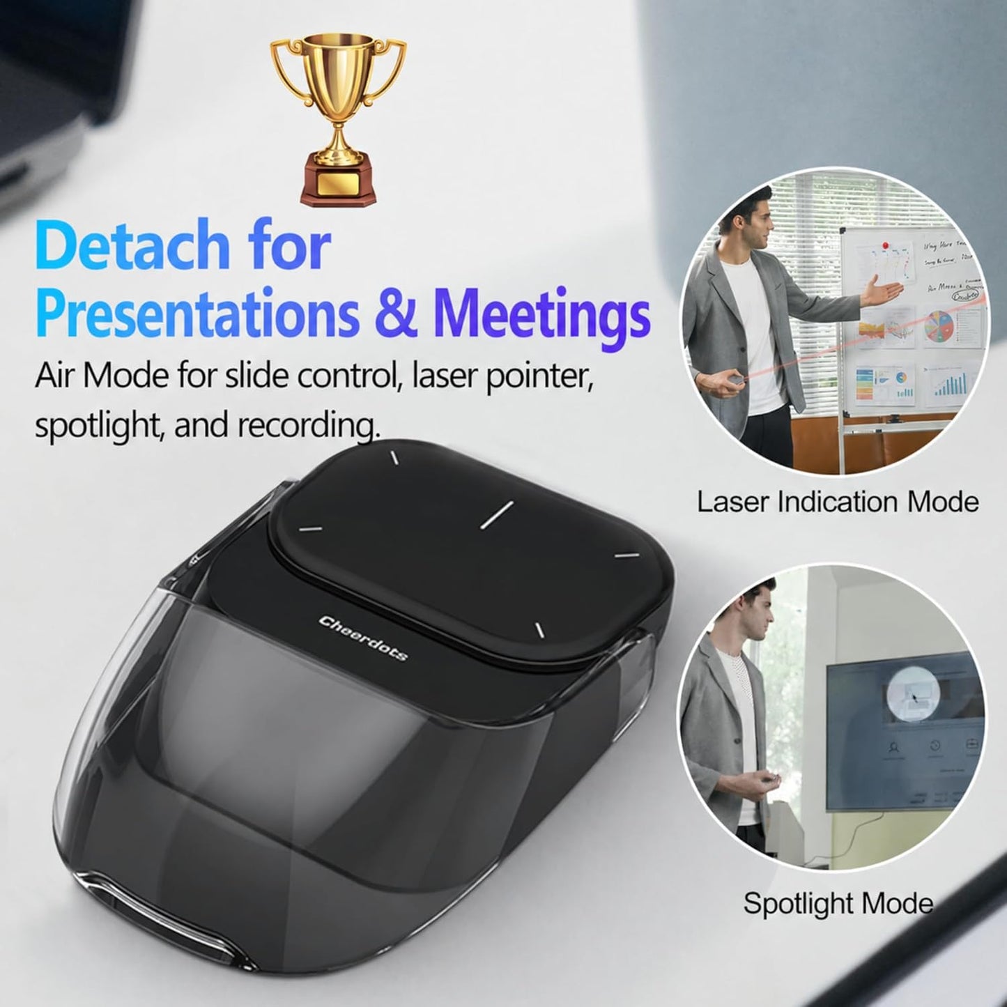 CheerDots™ AI Meeting Mouse