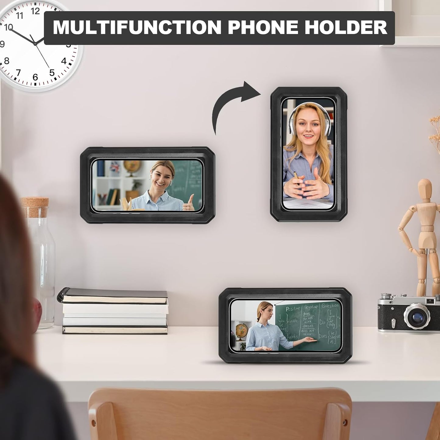 Rotating Wall Phone Storage Box
