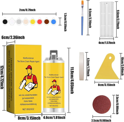 Tile and Ceramic Glaze Repair Paste