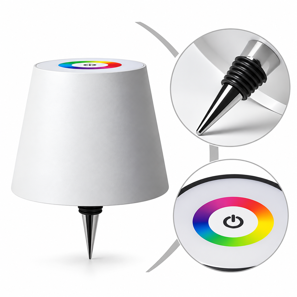 LumiCap™ – Touch-Control Bottle Light