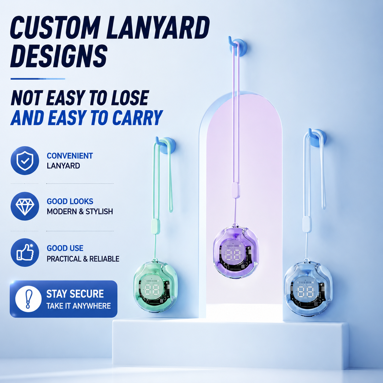 CyberPods™ Transparent LED Earbuds