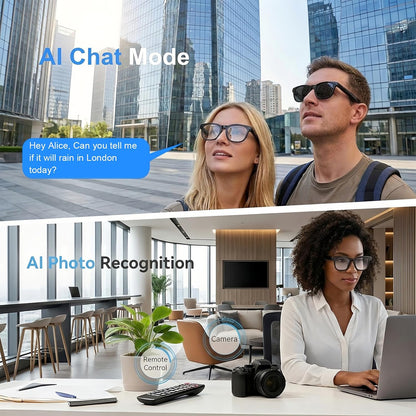 VisionAI™ Pro – AI Smart Camera Glasses