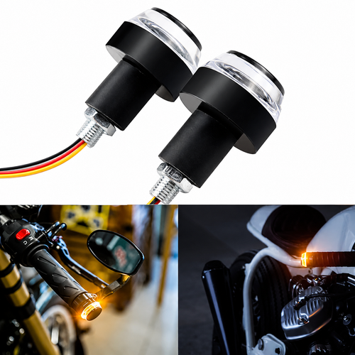 RideGlow™ – 360° Bar-End Signal Lights (2-Pack)