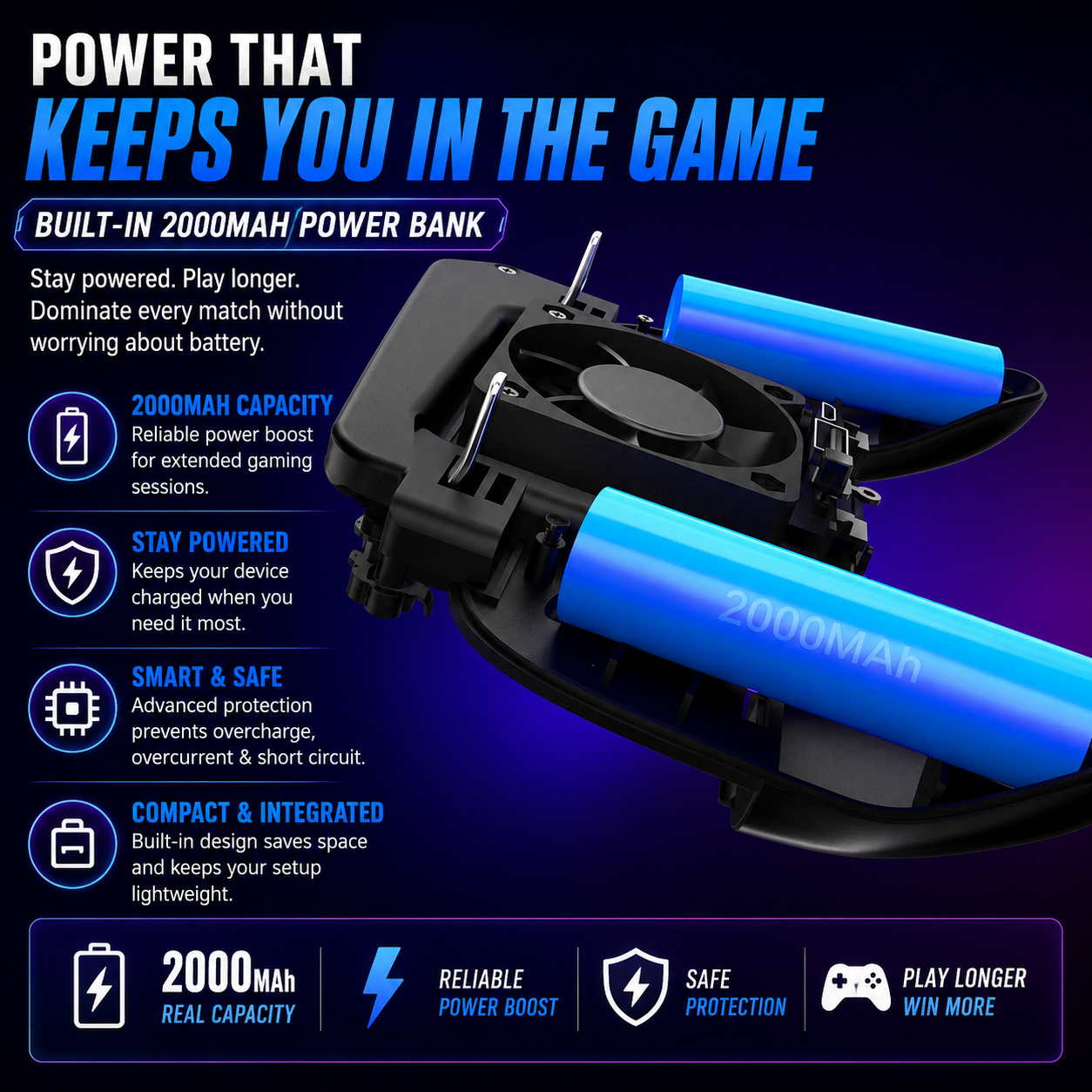 FrostGrip™ 3-in-1 Gaming Controller
