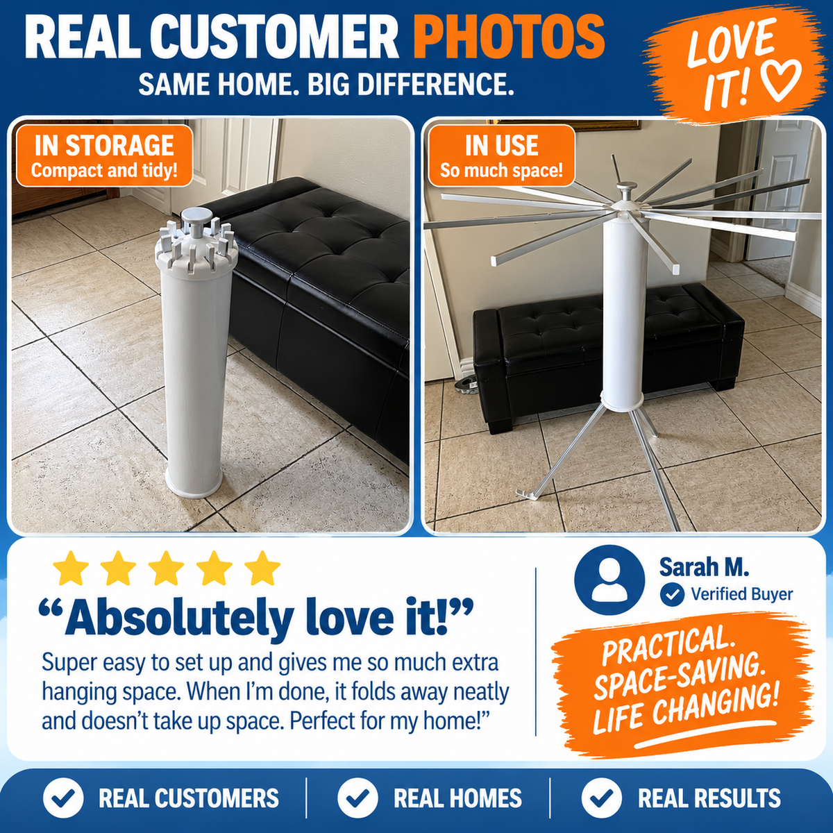 DrySpin™ – Collapsible 360° Drying System