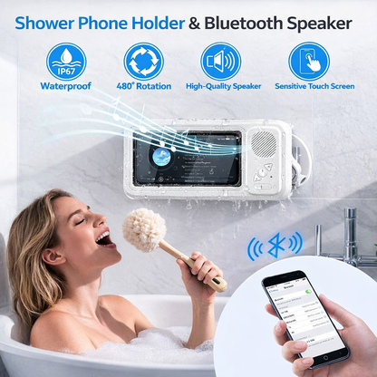Luvianpros AquaShield Shower Phone Holder