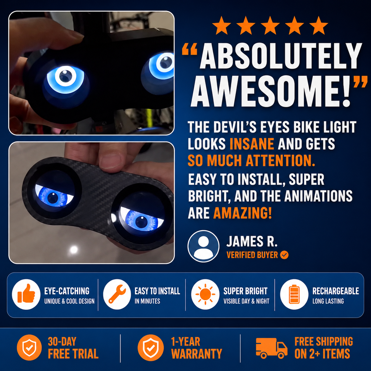RideEyes™ Animated Rear Display