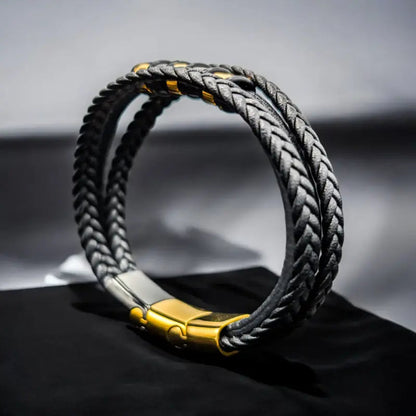 Braivor™ – Multi-Layer Braided Men's Bracelet
