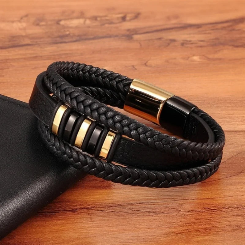 Braivor™ – Multi-Layer Braided Men's Bracelet