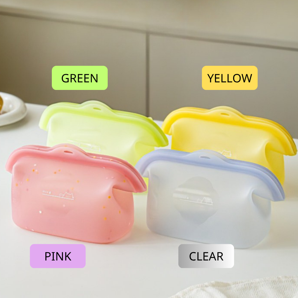 LuvianPros FreshLock™ Silicone Food Storage Bag