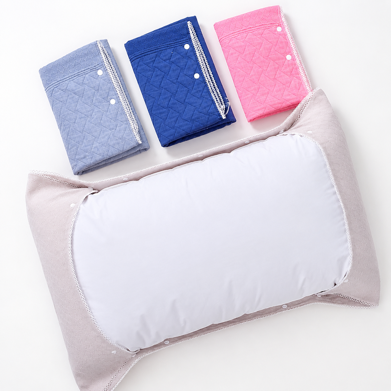 TravelShield™ Hotel Pillow Cover – Set of 2