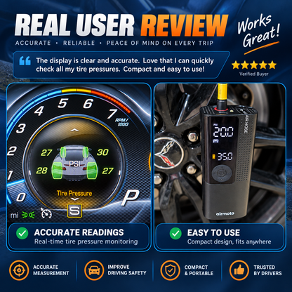 Airora™ – Smart Cordless Tire Inflator