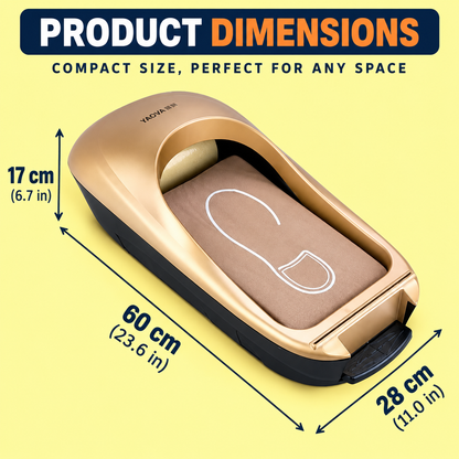 SoleGuard™ – Automatic Shoe Film Dispenser.