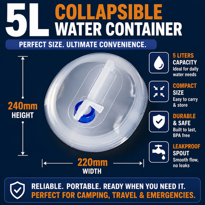 AquaReserve™ Collapsible Water Storage Tank