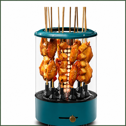 Grillora™ – 360° Automatic Indoor Rotisserie