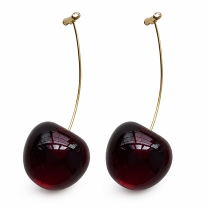 LunaCherry™ Cherry Drop Earrings – 1 Pair