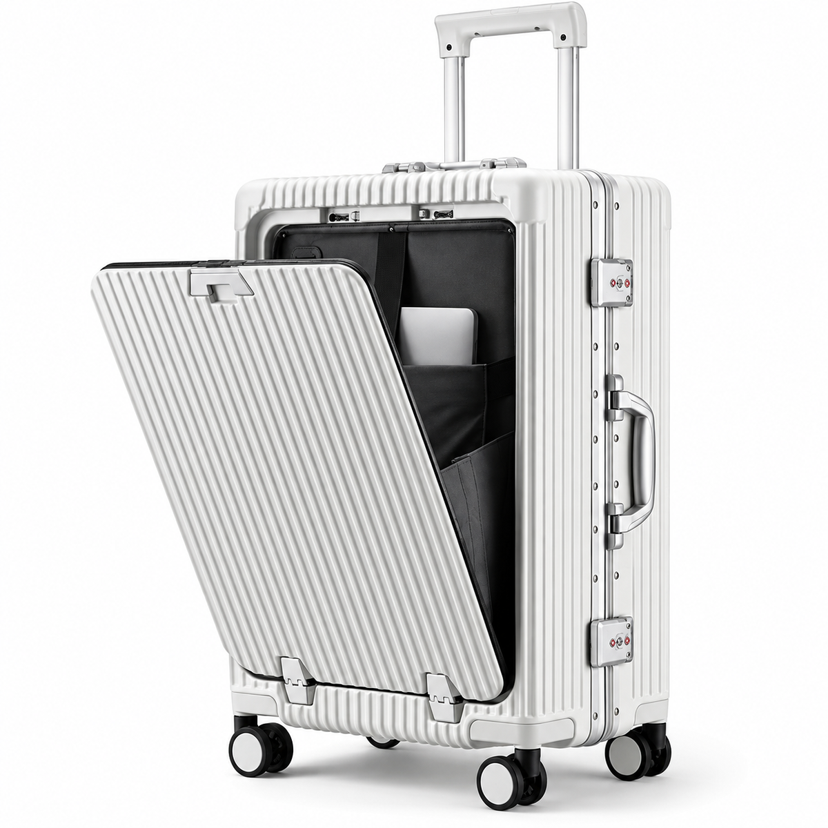 AeroVault™ – Smart Aluminum-Frame Carry-On