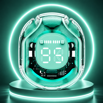 CyberPods™ Transparent LED Earbuds