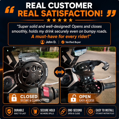 RideGrip™ Pro CNC Cup Holder
