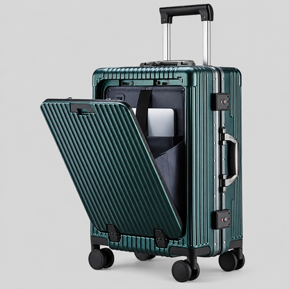 AeroVault™ – Smart Aluminum-Frame Carry-On