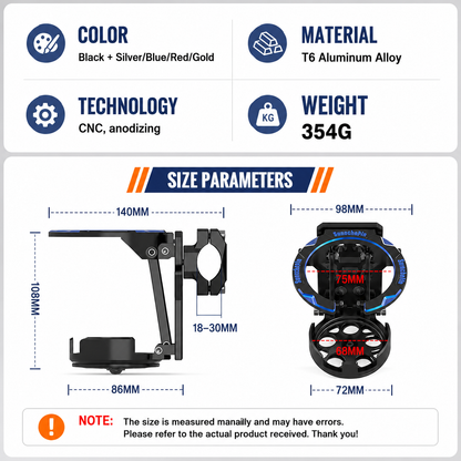 RideGrip™ Pro CNC Cup Holder