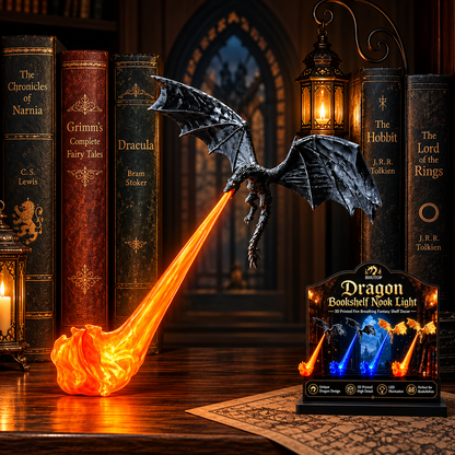 Dracora™ – Fire-Breathing Dragon Shelf Ligh