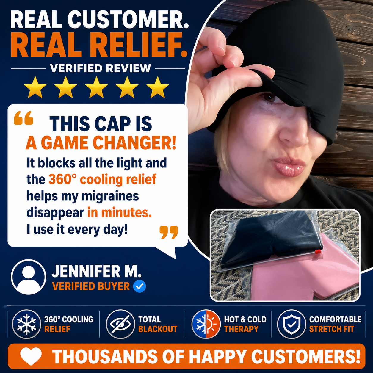 MigraRelief™ 360 Cooling Cap
