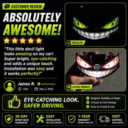 DevilGlow™ Solar LED Car Light