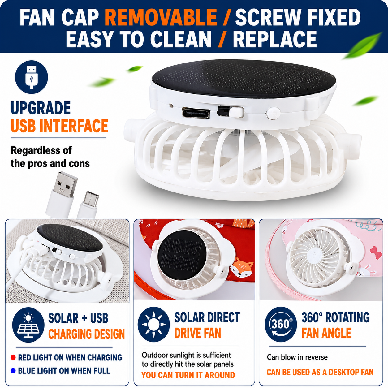 SolarCool™ Solar-Powered Cooling Hat