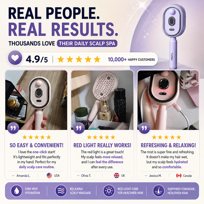 ScalpSpa™ Pro 3-in-1 Hair Therapy Brush