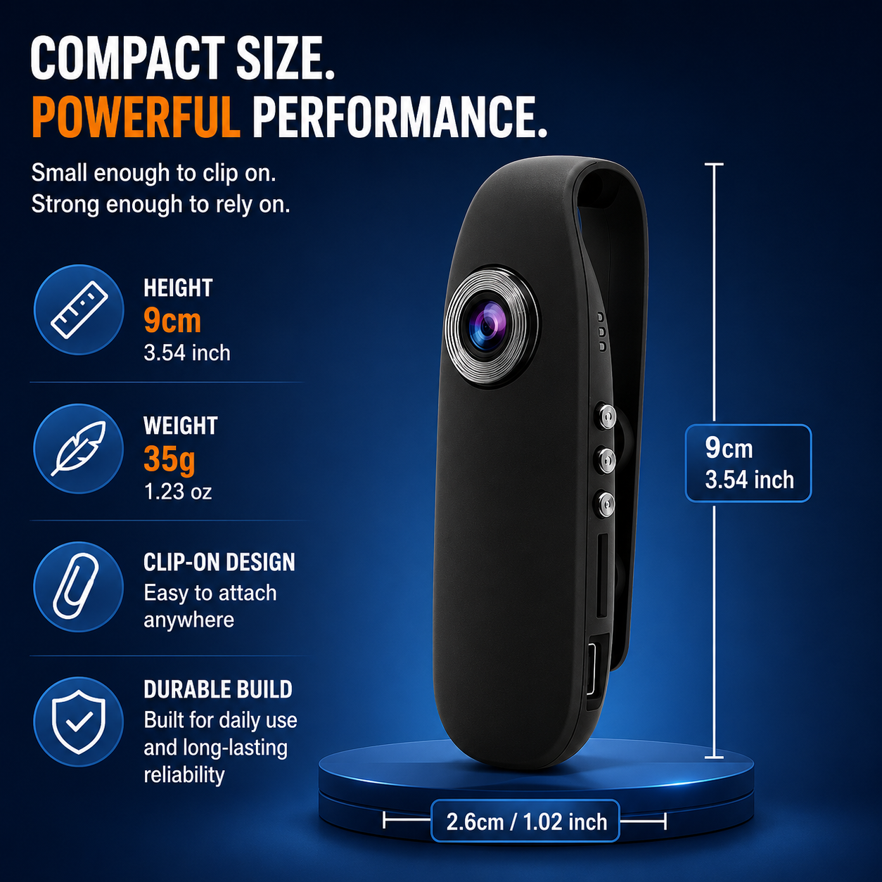 ProofCam™ Mini Body Camera