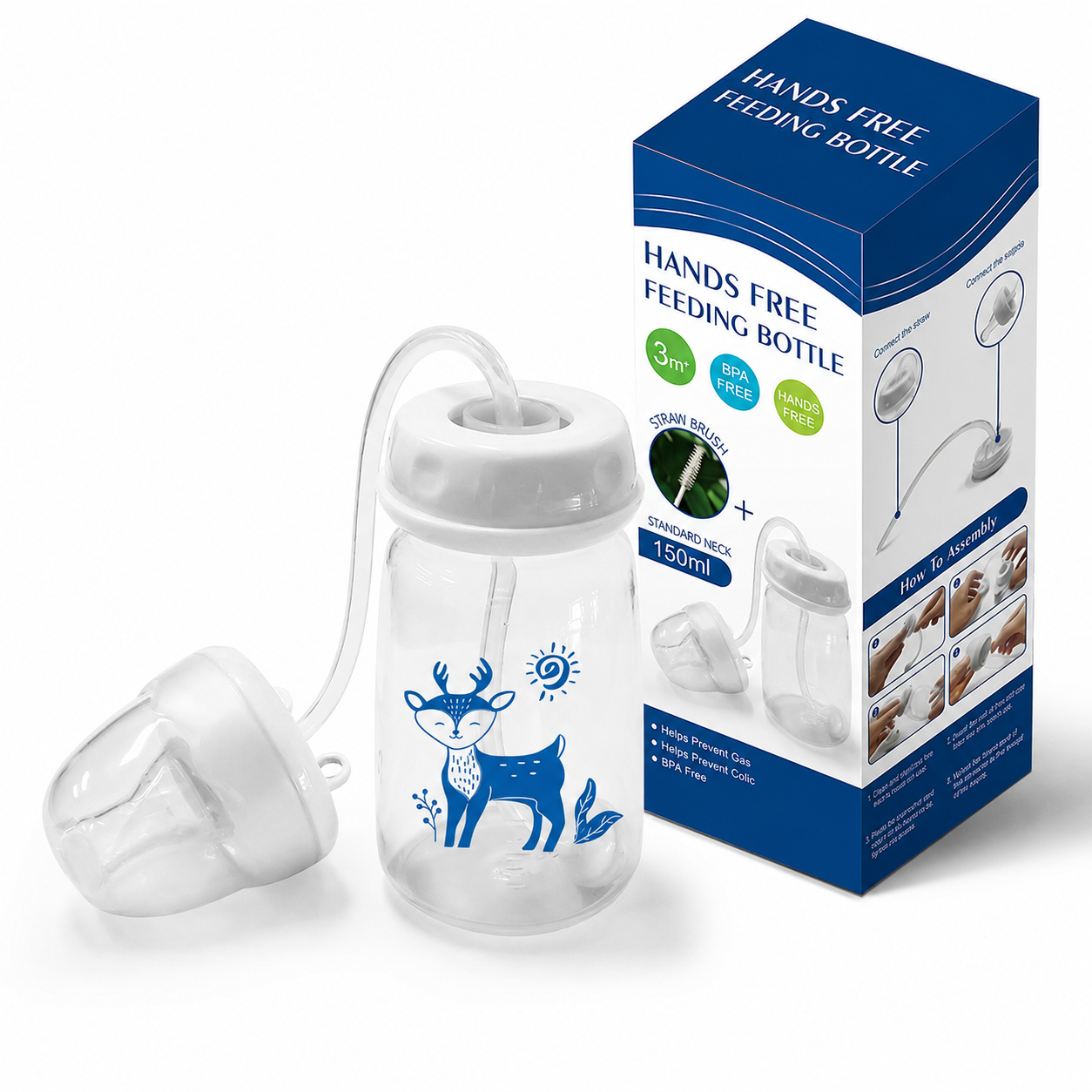 NurtureFlow™ 360° Feeding Support Bottle