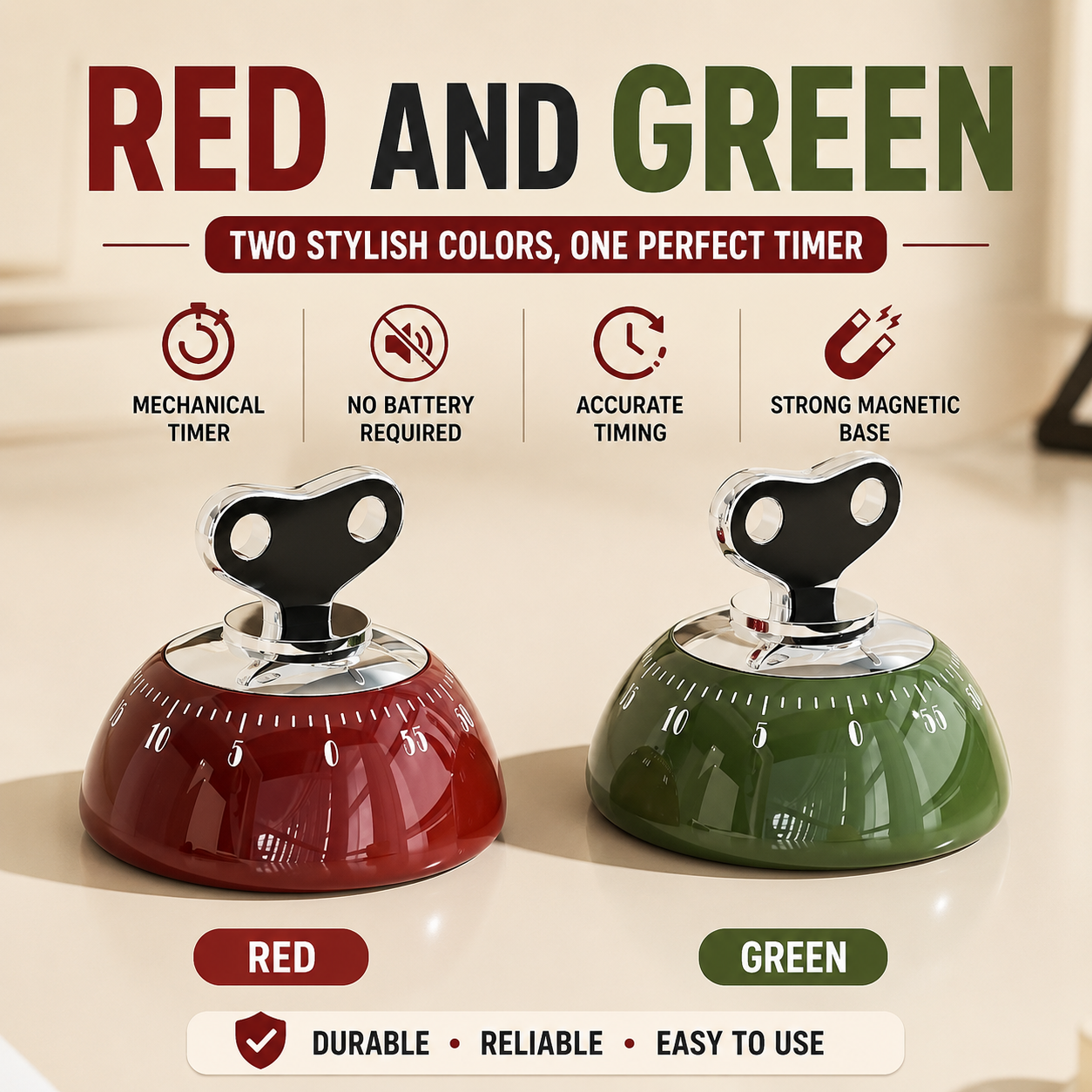 RetroTick™ Magnetic Timer