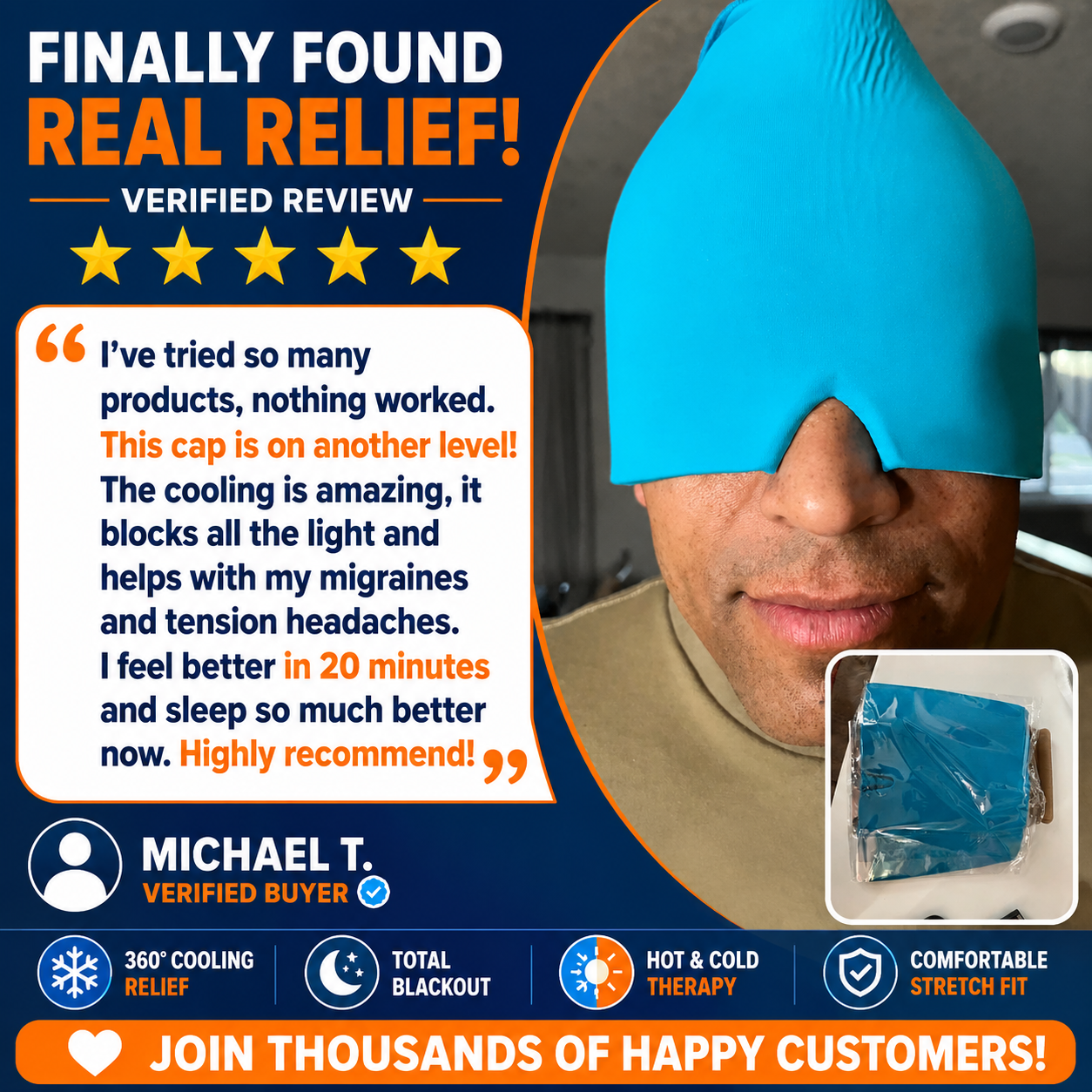 MigraRelief™ 360 Cooling Cap