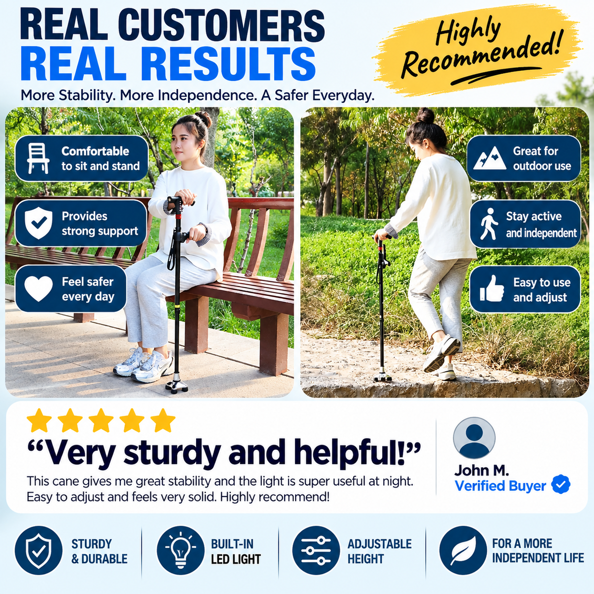 EverSteady™ – Smart Support Cane