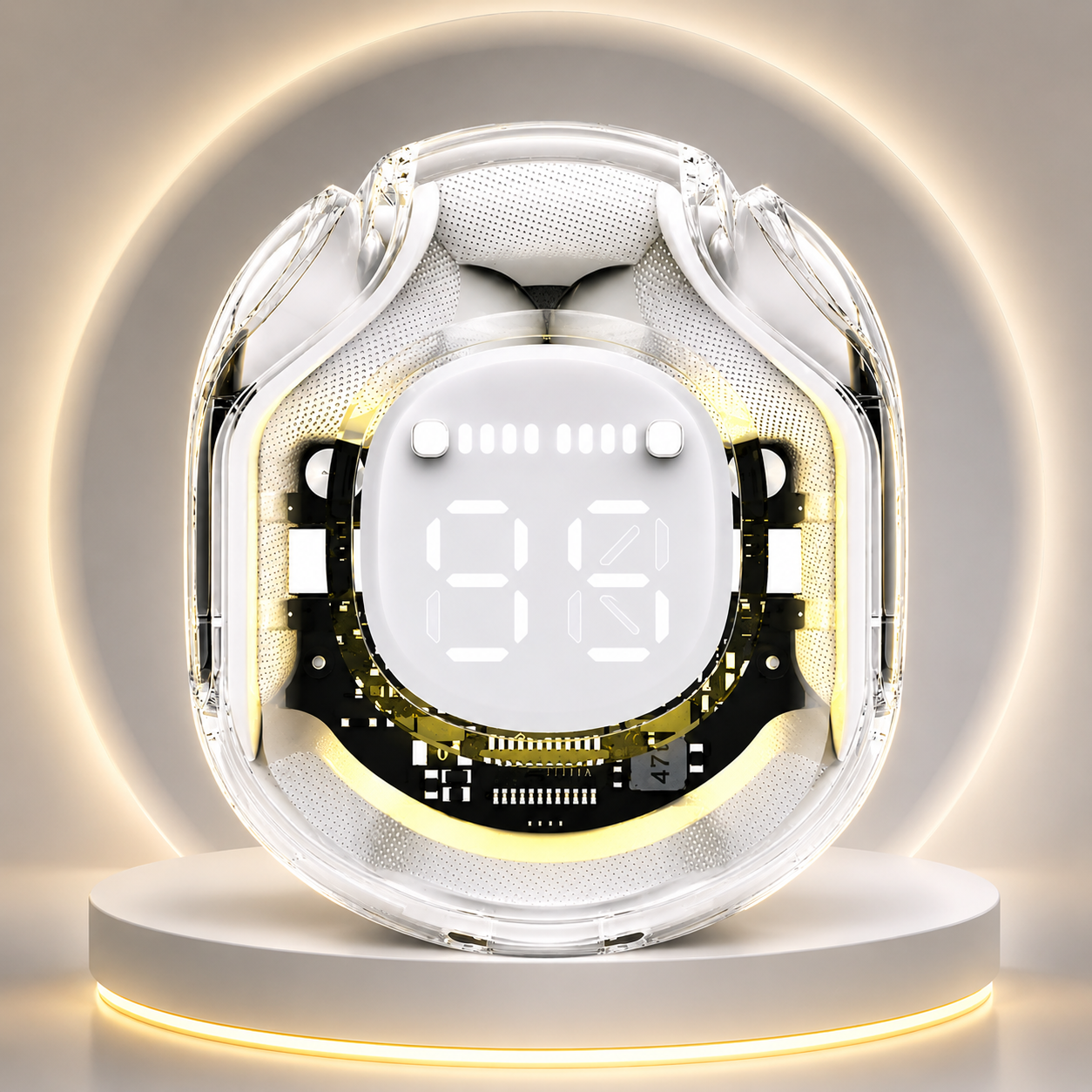 CyberPods™ Transparent LED Earbuds